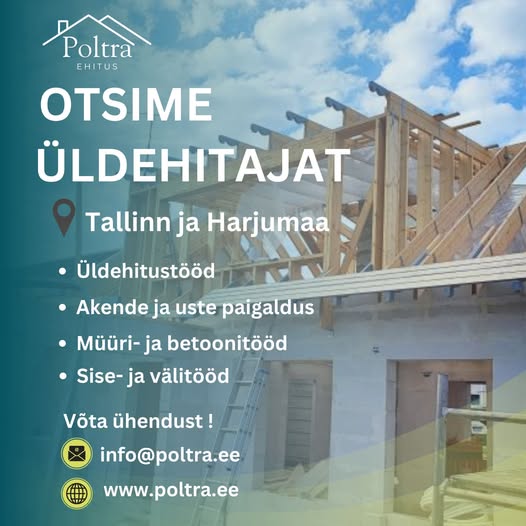 Otsime oma meeskonda üldehitajat